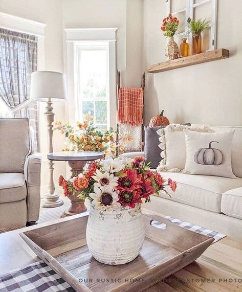 Fall Decor Ideas Fall Decor Ideas For Living Room, Blue Fall Decor, Earth Colours, Fall Room Decor, Fall Living Room Decor, Fall Living Room, Home Decor Aesthetic, Living Room Decor Inspiration, Country Decorating