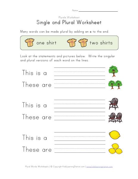 single plural worksheet Singular Plural Worksheets, Singular And Plural Words, Plurals Worksheets, Singular Plural, Plural Words, Words Worksheet, Alphabet Writing Practice, Reading Comprehension Kindergarten, English Worksheets For Kindergarten