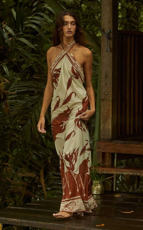 Resort Wear Aesthetic, Ss23 Dresses, Johanna Ortiz Dresses, Cotton Maxi Dress, Johanna Ortiz, Fashion Now, Cotton Maxi, Maxi Dress Cotton, Fall 2022