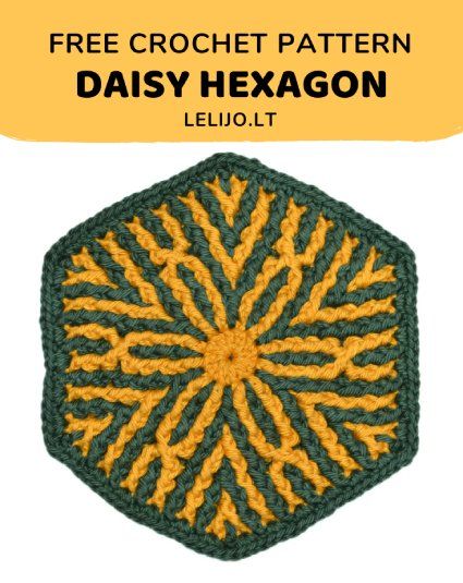 Free Crochet Pattern Daisy Hexagon Owl Blanket, Learn Crochet, Shower Puff, Front Post Double Crochet, Crocheted Items, Flower Blanket, Granny Squares Pattern, Hexagon Pattern, Square Patterns