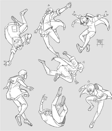 Male Floating Poses Drawing, Flying Dynamic Poses, Landing Reference Pose, Open Arms Drawing Reference, Male Flying Pose Drawing, Scolding Pose, Jumping Forward Pose Reference, Jumping Reference Drawings, Flying Character Pose