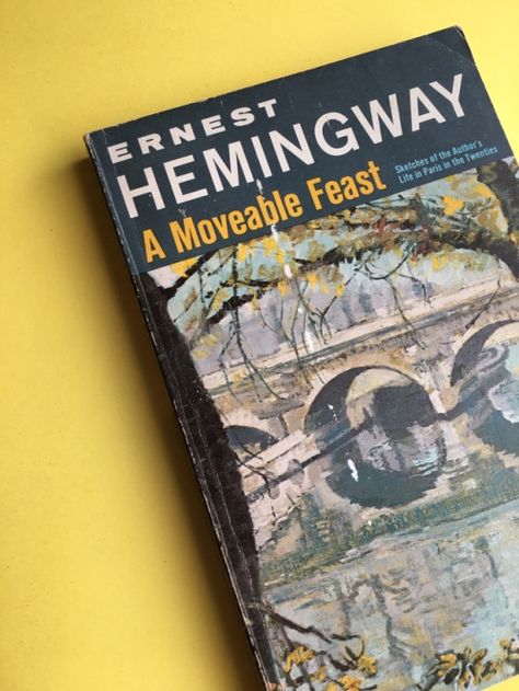 Untitled A Moveable Feast Book, Ernest Hemingway A Moveable Feast, Ernest Hemingway Books, Earnest Hemingway, Book Tbr, Relatable Poetry, What Is Reading, A Moveable Feast, Read List