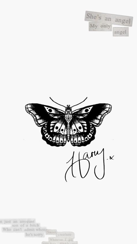 Luna Tattoo, Tattoo Wallpaper, Harry Louis, Style Lyrics, Harry Styles Tattoos, Harry Styles Wallpaper, Harry Styles Photos, Iphone Wallpaper Themes, Larry Stylinson