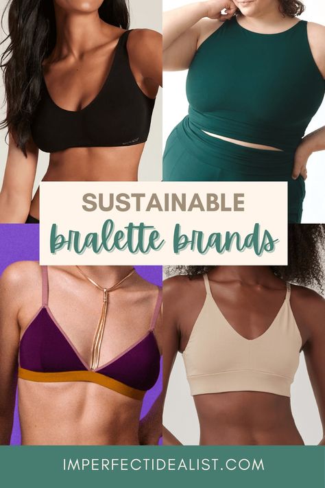 Bralettes offer more freedom than traditional bras, lacking the typical wires or cups. Finding a good bralette can be a challenge though. On top of that, it can be confusing to know if a bralette brand is truly sustainable, or if they’re greenwashing. Luckily, this post will share some truly ethical bralette brands from around the world, including options that are more affordable and size-inclusive. Smart Casual Women Outfits, Smart Casual Women, Cotton Bralette, Ethical Shopping, Ethical Brands, Recycling Programs, Brand Guide, Sustainable Fashion Brands, Free Label