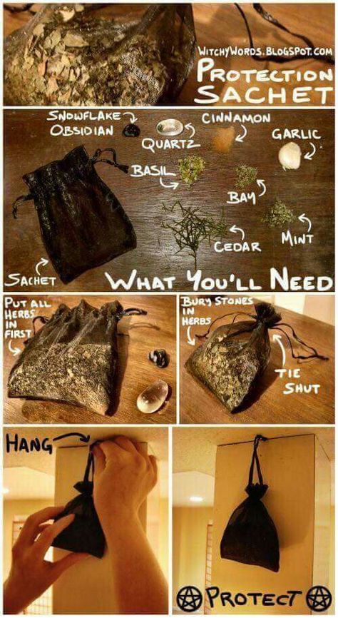 Protection Bag Witchcraft, Protection Satchel Witchcraft, Charm Bags Witchcraft Diy, Wicca Knowledge, Travel Altar Witchcraft Diy, Charm Bags Witchcraft, Witch Jars, Spell Bags, Wiccan Home