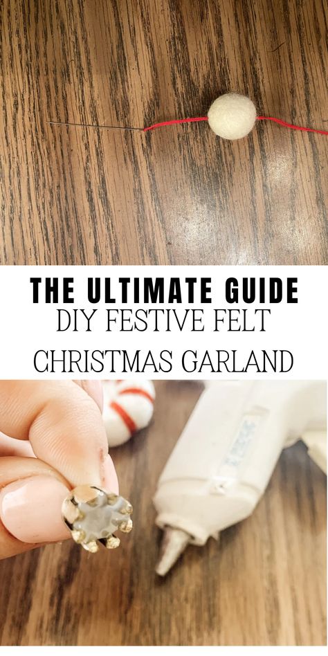 Deck your halls in style this Christmas with our DIY Christmas garland! This fun project is as enjoyable as it is rewarding. We're using felt - a classic Christmas staple - to create a homemade, felt Christmas garland. It's easy, it's fun, and it's sure to become a new holiday tradition. So, roll up your sleeves and get ready to create something festive! 🎄 See the blog for more details. Christmas Felt Garland, Felt Christmas Garland, Felt Garlands, Girls Room Colors, Diy Christmas Garland, Ball Garland, Christmas Felt, Felt Ball Garland, Diy Simple