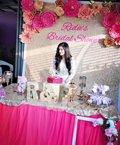 Unique Bridal Entry Ideas, Pakistani Bridal Entry Ideas, Bride Entry For Engagement, Bridal Shower Ideas In Pakistan, Bride Room Decoration Ideas In Pakistan, Bride To Be Decorations, Bridal Shower Photography, Engagement Dress For Bride, Muslim Bridal