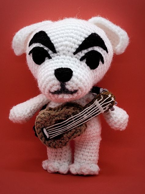 Mariko Hamade Crochet: Day 23 Dogtober - FREE KK Slider (Animal Crossing) Pattern Animal Crossing Crochet Free, Animal Crossing Amigurumi Free Pattern, Free Animal Crossing Crochet Patterns, K.k. Animal Crossing, Crochet Animal Crossing Pattern Free, Kk Animal Crossing, Animal Crossing Crochet Patterns, Animal Crossing Crochet Patterns Free, Animal Crossing Kk Slider