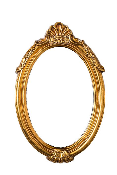 Antique Mirror Gold, Handmade, Victorian Era Inspired Production Room, Zine Inspiration, Large Gallery Wall, Beautiful Frames, Gold Framed Mirror, Decorative Mirrors, Powder Room Small, Picture Frame Designs, Neutral Wallpaper