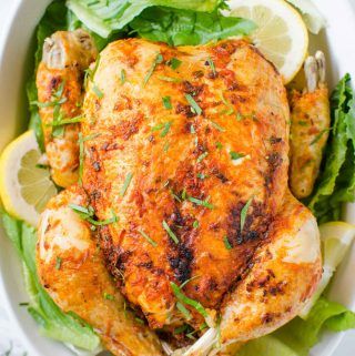 A whole chicken with juicy and tender on the inside and a crispy crust on the outside which you can make in the Instant Pot. And this easy and healthy whole chicken recipe with delicious gravy is perfect for family gatherings or holiday dinner or party. #watchwhatueat #chicken #thanksgivingrecipe #healthythanksgiving #instantpotchicken Whole Chicken Recipes Instant Pot, Chicken Recipes Instant Pot, Crockpot Whole Chicken Recipes, Chicken In Crockpot, Baked Whole Chicken Recipes, Instant Pot Whole Chicken, Chicken Seasoning Recipes, Rotisserie Chicken Recipe, Cooking Whole Chicken