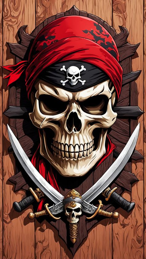 Copul Pic Cartoon, Skull Pirate Tattoo, Undead Pirate Art, Pirates Skull Tattoo, Skull And Swords Pirates, Police Tattoo, Pirate Skull Tattoos, Honda Fury, Durga Picture