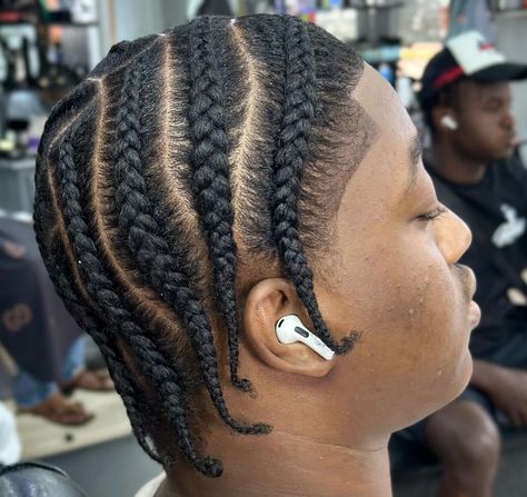 Popsmoke Braids Men Short Hair, Pop Smock Braids Man, Pop Smock Braids Boy, Popsmoke Braids Men, Cornrows To The Side, Afro Hair Women, Braids For Black Men, Braids Man, Twist Dreadlocks