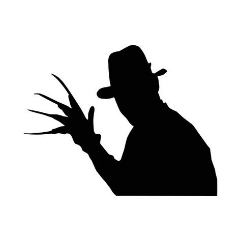 Freddy Krueger Silhouette, Ghostface Silhouette, Jason Silhouette, Creepy Stencil, Horror Silhouette, Scary Silhouettes, Fall Festival Decorations, Halloween Window Silhouettes, Scary Characters