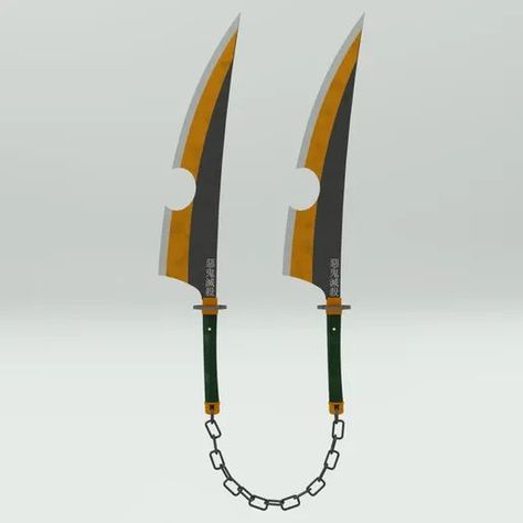 Tengen Uzui Blades, Swords Anime, Demon Slayer Tengen Uzui, Demon Slayer Tengen, Sound Hashira, Detailed Jewelry, Demon Slayer Kimetsu No Yaiba, Intellectual Property, Types Of Printer