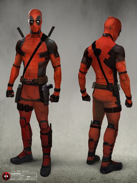 Check out some great Deadpool concept art by Joshua James Shaw! http://conceptartworld.com/?p=42175 Deadpool Design, Deadpool Outfit, Deadpool Suit, Deadpool Images, Armadura Ninja, Deadpool 2016, Wolverine Movie, Joshua James, Deadpool Costume