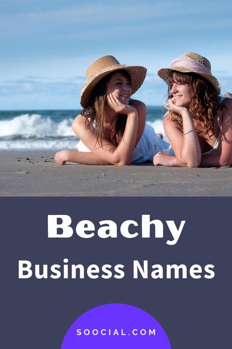 Surf Shop Names, Ocean Business Names, Beachy Business Names, New Business Names, Coffee Shop Names, Store Names Ideas, Seaside Shops, Beach Words, Shop Name Ideas