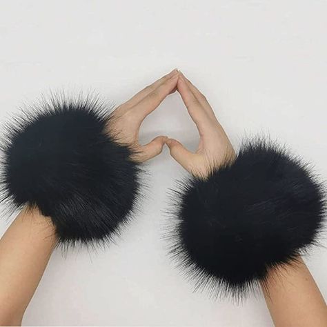 Fur Arm Warmers, Fur Wrist Cuffs, Hand Cuffs, Fur Keychain, Fur Cuffs, Arm Cuffs, Pom Pom Keychain, Fur Accessories, Wrist Band