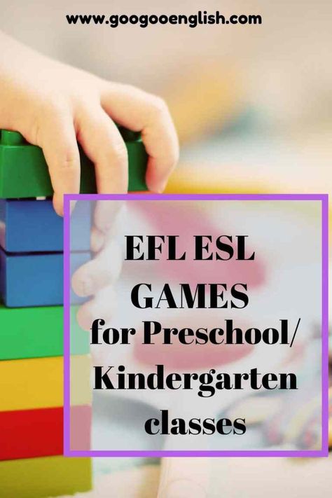 Language Games For Kindergarten, Eld Activities Kindergarten, Preschool Esl Games, English Games For Preschoolers, Kindergarten Ell Activities, Esl For Kindergarten, Montessori Esl Activities, Vocabulary Games For Kindergarten, Preschool Esl Activities