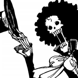 Brook Pfp Manga, One Piece Manga Icons Black And White, One Piece Widget Black And White, Brook Manga Icon, Brooks One Piece, Black And White One Piece, One Piece Tattoos, One Piece Drawing, Manga Anime One Piece