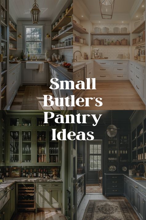 Modern Butler Pantry, Walk In Pantry With Countertop, Small Butlers Pantry Ideas, Butlers Pantry Laundry Room Combo, Dream Pantry Walk In, Small Butlers Pantry, Butlers Pantry Ideas Layout, Butler Pantry Ideas, Small Walk In Pantry