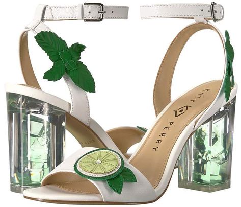 Katy Perry - The Rita Women's Shoes Katy Perry Shoes, Quirky Shoes, Forest Fashion, Open Toe Slippers, Funky Shoes, Stylish Handbags, Fancy Shoes, Block Heel Ankle Boots, White Shoes Women