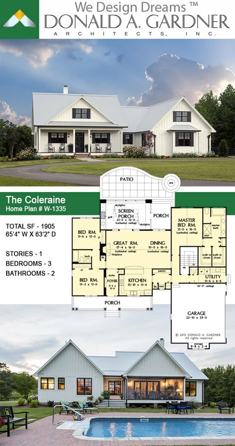 House Plan Large Kitchen, House Plans With Storage, House Plans With Pet Room, Kitchen In The Front Of The House, House Plans Without Formal Dining Room, Country Kitchen House Plans, Country Bungalow House Plans, House Plan With Walk In Pantry, House Plans With Large Dining Room