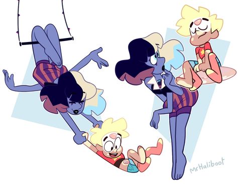 Milky Quartz Steven Universe, Momswap Au Steven Universe, Rose Quartz And Steven, Lapis Fusion, Steven Universe Cute Fan Art, Steven And Rose Quartz, Peridot Fusion, Fan Fusions, Gem Fusions