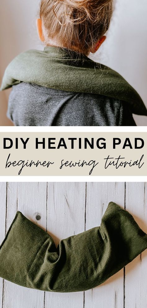 Homemade Hot Pads Heat Pack, Diy Heating Pad Microwavable No Sew, Homemade Heating Pad Easy, Diy Rice Packs Heating Pads, Rice Bag Sewing Pattern, Rice Warming Bags Diy Heating Pads, How To Make Heat Packs, Sew Rice Heat Pack, How To Make Rice Bags Heating Pads