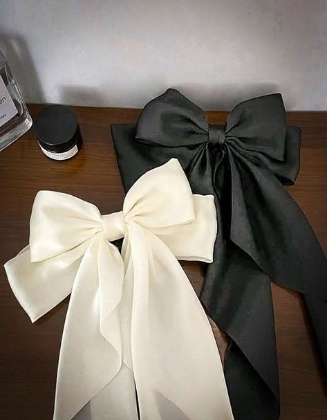 TODEN Silky Satin Hair Bows 2Pcs Big Hair Bows for Women Hair Ribbons Oversized Long Tail White Hair Bow Black Hair Bow Large Hair Ribbon Barrettes Metal Clips Bowknot Aesthetic Hair Accessories#new#trendy#trending #lifestyle#musthave#buy #amazon#promotion#ad#new#fyp #hair #bows #hairbows #women #girls #longtail #black #red #beige #hairclips Aesthetic Hair Accessories, Ribbon Barrettes, Retro Headband, Black Hair Bows, White Hair Bows, Big Hair Bows, Hair Ribbons, Hair Ribbon, French Barrette