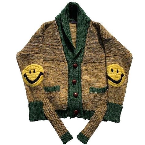 Holy Grails on Instagram: “Kapital Kountry Grandrelle Gogh Cardigan (year unknown)  Sold out for $544 USD on Garmentory. Would you consider them a grail? 📷:…” Men's Sweaters, Stylish Men, Men Sweater, Sleeve Length, Instagram Photos, Wardrobe, On Instagram, Clothes, Instagram