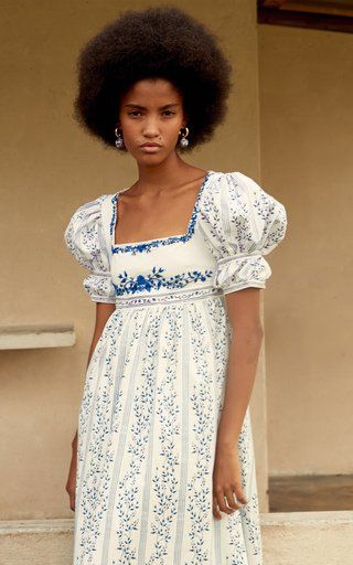 Bridgertons Aesthetic, Praire Dresses, Prairie Dresses, Spring Fun, Aesthetic Spring, Summer Capsule, Timeless Dress, 2021 Fashion, Poplin Dress