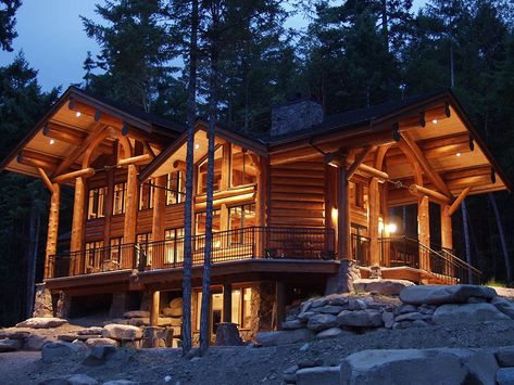 Log Homes by Log & Timber Works - Log & Timber Works Log Cabin Mansions, Columbia House, Cabin Mansion, Winter Park Colorado, Log Home Plans, Log Cabin Kits, Construction Companies, Window Well, Cabin Kits