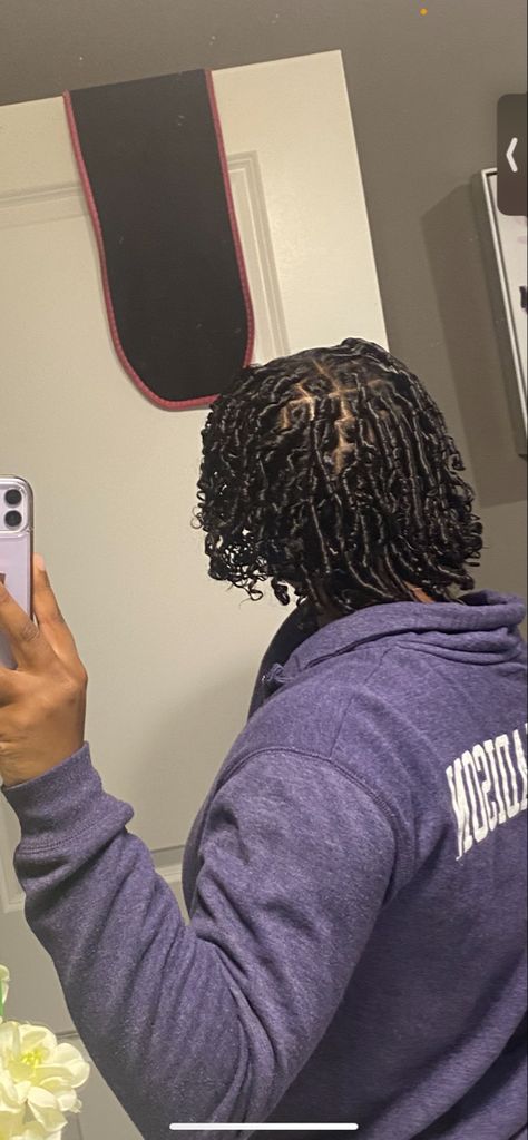 Starter Locs Styles Short Hair, Comb Coil Starter Locs, Short Starter Locs, Lock Hairstyles, Comb Coils, Short Dread Styles, Dreads Styles For Women, Fav Hairstyles, Natural Locs