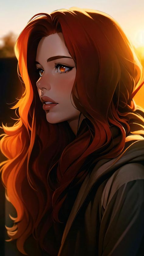 By Amal The Dreamer Red Hair Character Art, Female Character Inspiration Red Hair, Redhead Character Art, Red Hair Character Design, Red Hair Anime Woman, Redhead Oc, Red Hair Art, Redhead Characters, Redhead Art