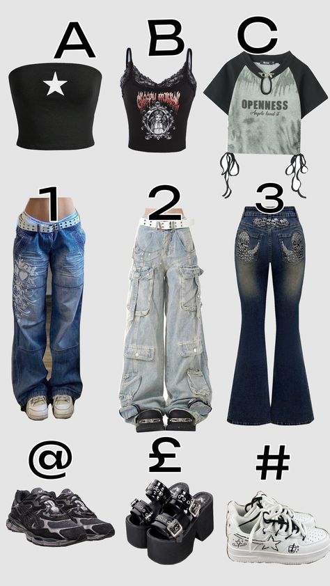 pick ur y2k fit!! Y2k Picture Day Outfits, Y2k Fits 2000s Real, Y2k Outfits Girl, Y2k Fashion Girl, Real Y2k Outfits, Y2k Outfits Inspiration, Vintage Y2k Outfits, Y2k Baddie Outfits, Y2k Fashion Outfits