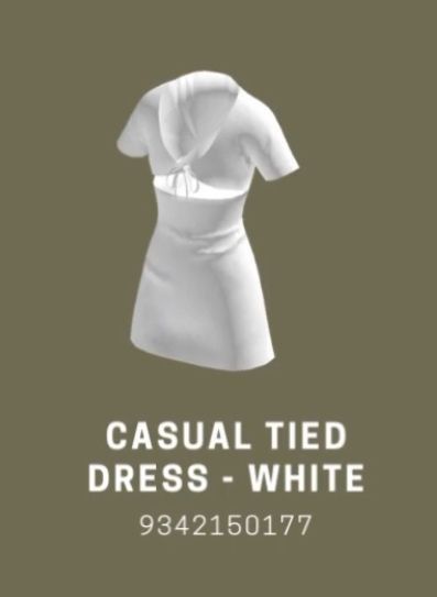 White Skirt Code Berry Ave, Bloxburg Dress Codes 3d, White Bloxburg Outfit Codes, White Dress Bloxburg Code, Roblox Codes For Clothes White, Roblox Id Codes For Clothes White, 3d Clothing Codes For Bloxburg, Dresses Bloxburg Codes, Layered Clothes Roblox Codes