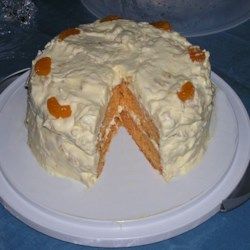 Orange Sunshine Cake Orange Sunshine Cake, Sunshine Cake Recipe, Orange Pineapple Cake, Mandarin Orange Cake, Fluffy Cream Cheese Frosting, Sunshine Cake, Duncan Hines, Vegetarian Cake, Pineapple Cake