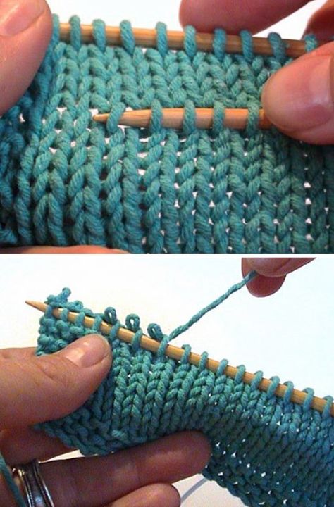 Techniques with Theresa - Tutorial Loom Knitting For Beginners, Basketweave Stitch, Knitting Help, Dishcloth Knitting Patterns, Knit Dishcloth, Dishcloth Pattern, Knitting Blogs, Knitting Instructions, Crochet Motifs