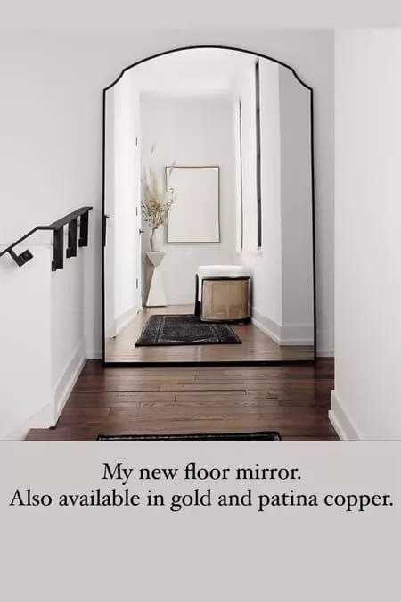 #LTKhome #LTKfamily Tudor Arch, Japanese Minimalist Bedroom, Black Floor Mirror, Oversized Floor Mirror, Large Floor Mirror, Huge Mirror, Floor Length Mirror, Full Length Floor Mirror, Entry Ideas