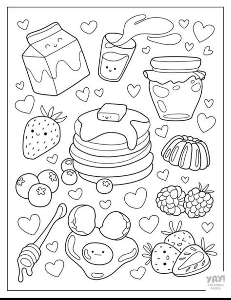 Boba Chibi, Kawaii Coloring Pages, Printable Coloring Pages For Adults, Organizator Grafic, Hello Kitty Colouring Pages, Kawaii Cats, Space Coloring Pages, Food Coloring Pages, Hello Kitty Coloring