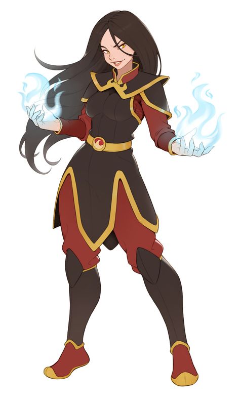 Atla Suki Fanart, Azula Drawing, Fire Nation Katara, Fire Armor, Azula Fanart, Azula Avatar, Avatar Legends, Avatar Azula, Avatar Series