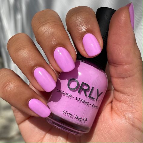 Cool Colored Nails, Bright Lilac Nails, Most Popular Nail Colors Right Now, Purple Pink Nails, Lacquer Nails, Nail Polish Pink, Spring Pedicure, Bright Nail Polish, Kaleidoscope Eyes