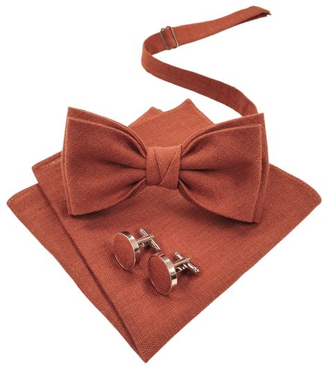 Orange Braces, Burnt Orange Bow Tie, Orange Pocket Square, Orange Suspenders, Linen Accessories, Orange Bow Tie, Men Wedding Accessories, Vest And Bow Tie, Burnt Orange Weddings