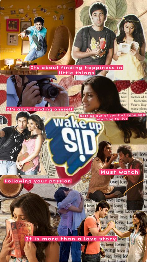 #movie #indian #wakeupsid #ranbirkapoor #bollywood #konkona Wake Up Sid, Out Of Comfort Zone, Finding Happiness, Ranbir Kapoor, Iconic Movies, Getting Out, Wake Up