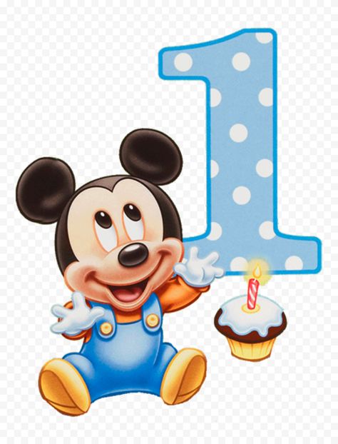 Mickey Mouse Baby Birthday, Bolo Do Mickey Mouse, Mickey Bebe, Mickey 1st Birthdays, Baby Disney Characters, Fiesta Mickey Mouse, Mickey Mouse First Birthday, Mickey Mouse 1st Birthday, Baby Birthday Invitations