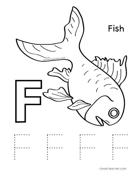 letter F is for fish preschool worksheet F Is For Fish Preschool, Prek Letter F Worksheets, Letter F Worksheets For Toddlers, Preschool Letter F Worksheets, Preschool Letter F Crafts, Letter F Preschool Worksheets, Letter F For Preschoolers, Worksheet Letter F, Letter F Preschool Activities