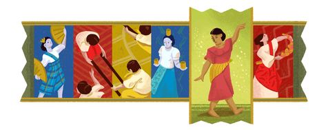 Francisca Reyes-Aquino’s 120th Birthday March 9, 2019 Francisca Reyes-Aquino, the Filipino folk dancer and cultural researcher who helped preserve numerous Filipino cultural traditions including the tinikling— one of the country’s most well-known traditional dances. Best Google Doodles, Pediatric Medicine, Dance Forms, Filipino Art, Music Learning, Bamboo Poles, Filipino Culture, Birthday Dates, Traditional Dance