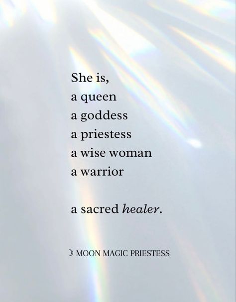 Empress Quotes, Goddess Quote, Queen Energy, Wise Women, A Goddess, Note To Self Quotes, Moon Magic, Positive Self Affirmations, Self Quotes