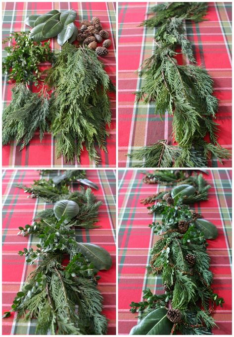 Evergreen Decor, Christmas Alternative, Table Runner Centerpiece, Gold Charger Plates, Smell Of Christmas, Garland Table Runner, Tablescapes Christmas, Centerpiece Diy, Christmas Dining Table Decor