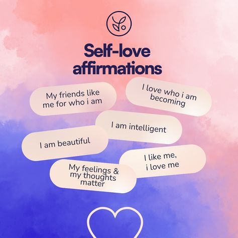 Make self-love a must step of Your skincare routine! Here is a self-love affirmation to say out loud in front of the mirror: ✨ I am grateful for the journey of self-love. My friends appreciate me for who I am, and I embrace who I am becoming every day. I am intelligent, I am beautiful, and I am proud of the person I’m evolving into. My feelings and thoughts matter. I like me, I love me. 💖 Let the whole universe knowing it!🫶 #SelfLove #Affirmations #PositiveVibes #SelfCare #LoveYourself #M... What I Love About Myself Journal, Self Love And Beauty Affirmations, Everyone Loves Me Affirmations, Journal Promos For Self Love, I Am Lovable Affirmations, I Am Beautiful, Self Love Affirmations, Love Affirmations, I Am Grateful